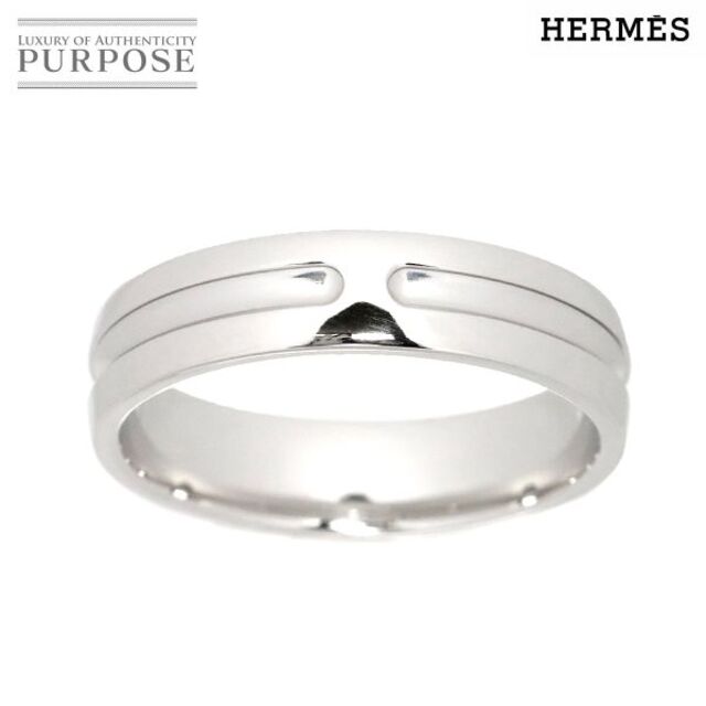 Hermes - エルメス HERMES アンプラント #63 リング K18 WG ホワイトゴールド 750 指輪 VLP 90178498