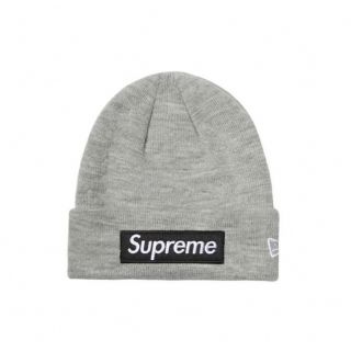 シュプリーム(Supreme)のSupreme New Era Box Logo Beanie Gray(ニット帽/ビーニー)