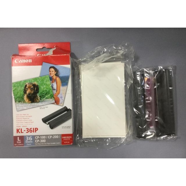 未使用品　CP-200 Canon プリンター　KL-36IP インク４セット