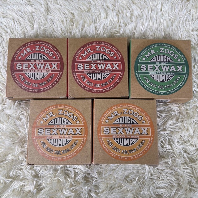 ❤︎SEXWAX ❤︎セックスワックス 新品　5個セット スポーツ/アウトドアのスポーツ/アウトドア その他(サーフィン)の商品写真