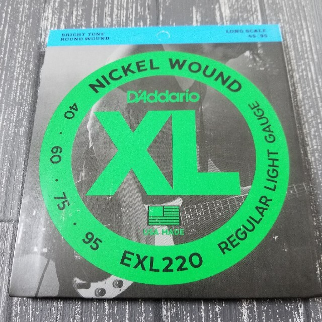 新品　D'Addario ダダリオ ベース弦 ニッケル  EXL220 楽器のベース(弦)の商品写真