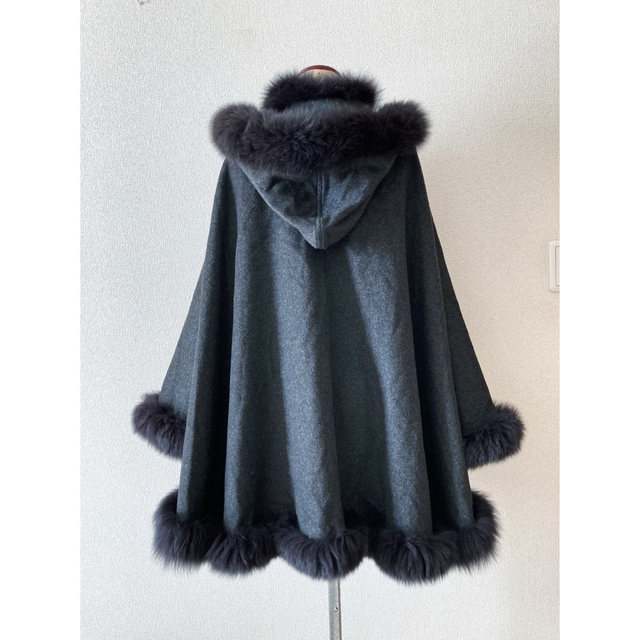 スタイルズ(STYLES) 【SAGA FURS】 カシミア フォックスファー