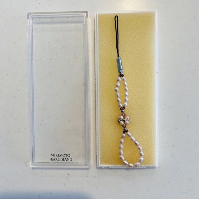 MIKIMOTO - 【新品未使用】ミキモト真珠島 ピンクパールストラップの