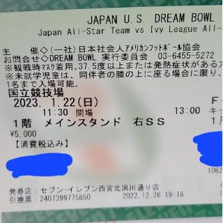 1/22 JAPAN US DREAM BOWL(その他)