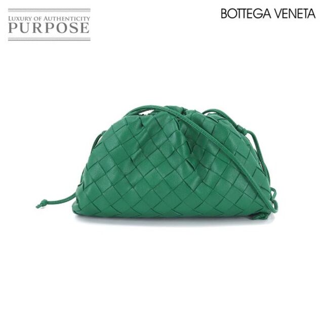 Bottega Veneta - ボッテガ ヴェネタ BOTTEGA VENETA ミニ ポーチ ショルダー バッグ レザー グリーン 585852 VLP 90178241