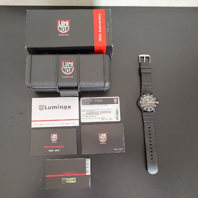 希少！Luminox【ルミノックス】日本限定モデル 3001RH.JL　電池交換