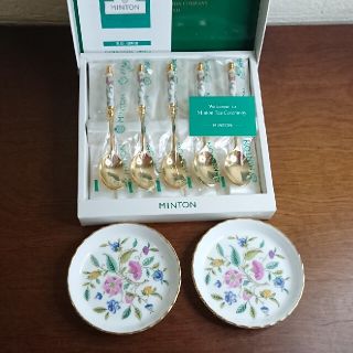 ミントン(MINTON)のミントン ゴールド スプーン ミニトレイ セット(食器)