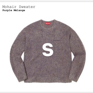 シュプリーム(Supreme)のSupreme Mohair Sweater "Purple Mélange"(ニット/セーター)