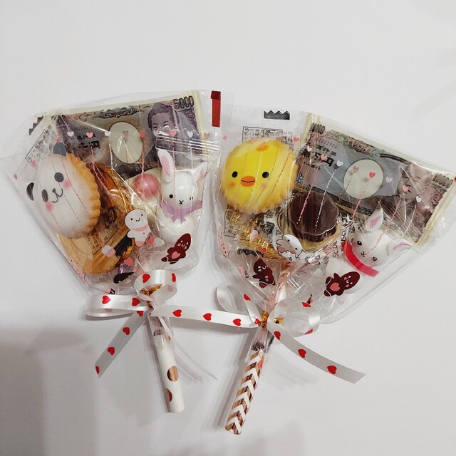 ⑤バレンタイン プチギフト 8本 お菓子詰め合わせ お菓子ブーケ ⑤バレンタイン プチギフト 8本 お菓子詰め合わせ お菓子ブーケ