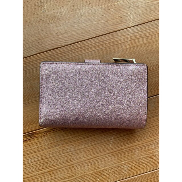 kate spade new york - ケイトスペード ☆ピンク ラメ グリッター 財布