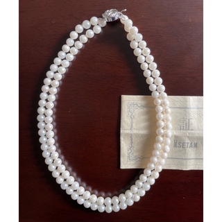 ✨本真珠2連ネックレス　販売証明書  ✨(ネックレス)