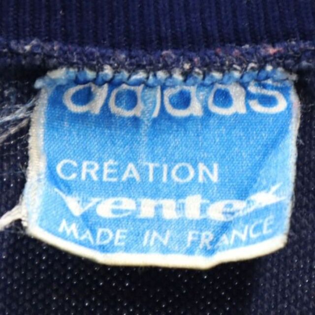 アディダス ワールドマーク ベンテックス 60s フランス製 ジャージ ジャケット  adidas Ventex ヴィンテージ 地球ネイビー メンズ 【200205】