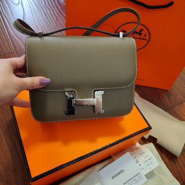 新品大人気】 Hermes HERMES エルメス コンスタンスミニの通販 by ナオ 's shop｜エルメスならラクマ