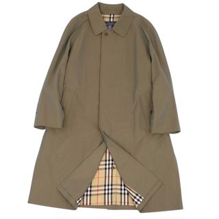 バーバリー(BURBERRY)の極美品 Vintage バーバリー Burberrys コート ステンカラーコート バルマカーンコート コットン アウター メンズ 92-170-5(M相当） オリーブカーキ(玉虫色)(ステンカラーコート)