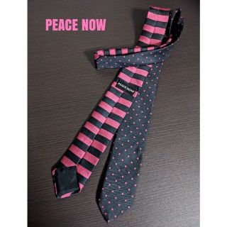 ピースナウ(PEACE NOW)のピースナウ PEACE NOW ネクタイ ストライプ×ドット柄 2WAY(ネクタイ)