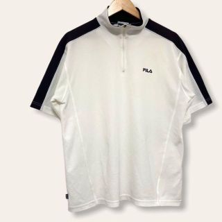 フィラ(FILA)の最終値下げ❗️【FILA】フィラ メンズ ポロシャツ 半袖 XL ハーフジップ(ポロシャツ)