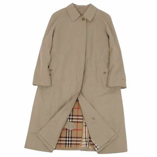 バーバリー(BURBERRY)の美品 Vintage バーバリー Burberrys コート ライナー付き ステンカラーコート バルマカーンコート コットン100％ アウター レディース 7AB2(S相当) ベージュ(その他)