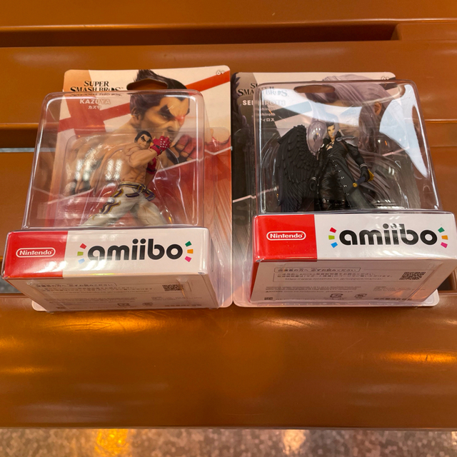 【新品未開封】amiibo アミーボ カズヤ セフィロス スマッシュブラザーズ