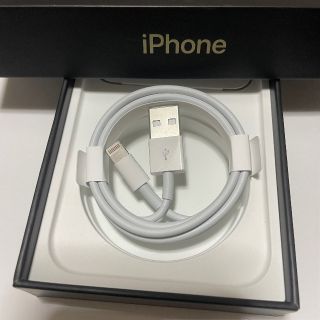 アップル(Apple)のiPhone付属品 Apple純正 Lightning-USB ケーブル(バッテリー/充電器)