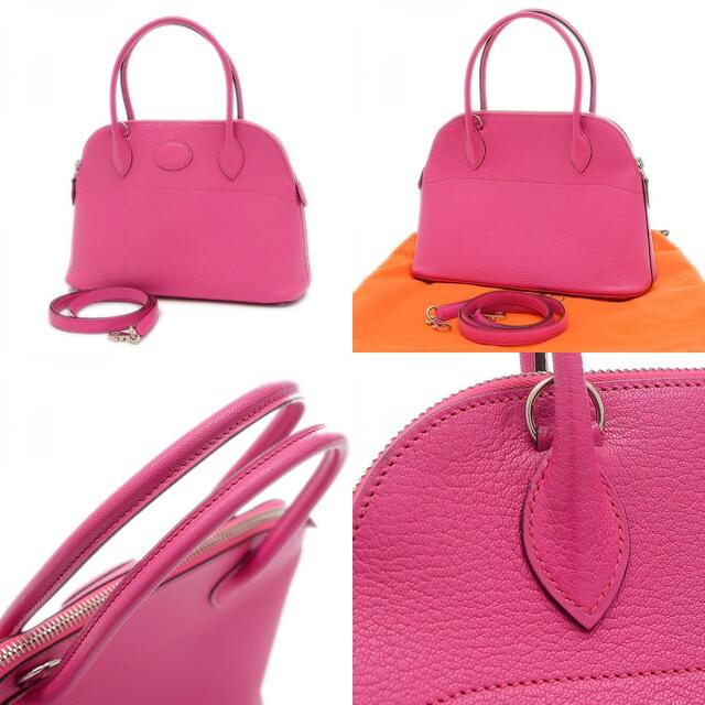 有名人芸能人】 Hermes - エルメス ボリード27 シェーブル フューシャ