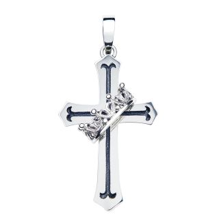 ジャスティンデイビス(Justin Davis)の新品◆JUSTIN DAVIS◆CROSS with CROWN PENDANT(ネックレス)