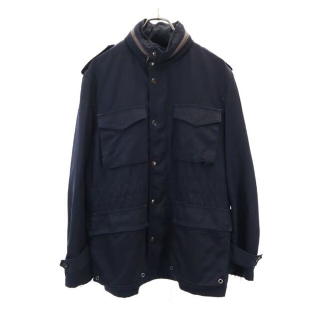 コムデギャルソンオム 2007ＡＷ M-65 フィールド ジャケット M 濃紺 COMME des GARCONS HOMME メンズ 【200422】56cm袖丈