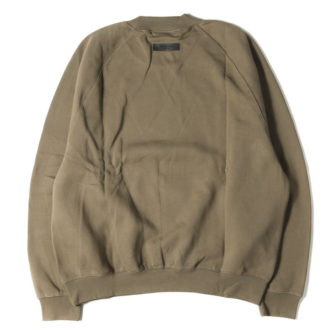 FEAR OF GOD フィアオブゴッド スウェット FOG ESSENTIALS エッセンシャルズ オーバーサイズ クルーネック スウェットシャツ Crewneck 22AW トープ系(WOOD) M トップス トレーナー【メンズ】