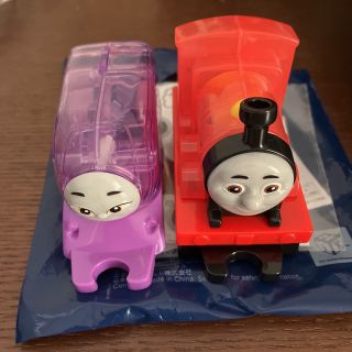 マクドナルド ハッピーセット トーマス カナ ジェームス わくわくシール付 2枚(キャラクターグッズ)