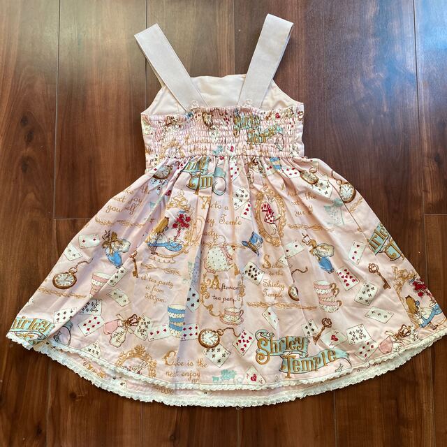 キッズ服女の子用(90cm~)シャーリーテンプル☆ブルーマリーヌサンドレス☆ジャンパースカート110