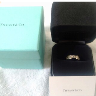 ティファニー(Tiffany & Co.)のティファニー　アトラス 3Pダイヤモンドリング K18 WG(リング(指輪))