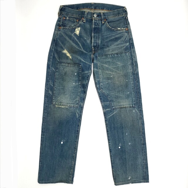 パッチワークカスタム◆Levi's 66501◆W32日本製ビンテージ復刻536