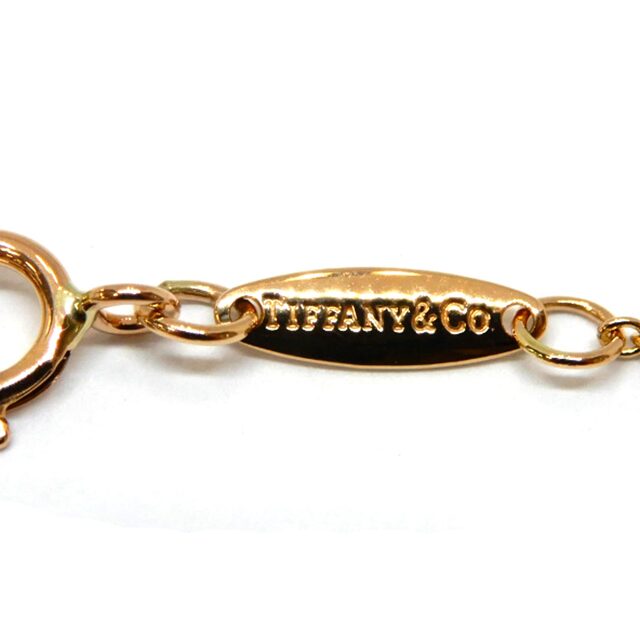TIFFANY ティファニー K18PG バイザヤード ネックレス 2.2g【ブランド