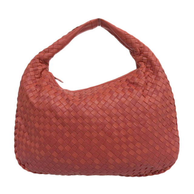 Bottega Veneta ボッテガヴェネタ イントレチャート レザー ワンショルダーバッグ レッド gy115653シリアル