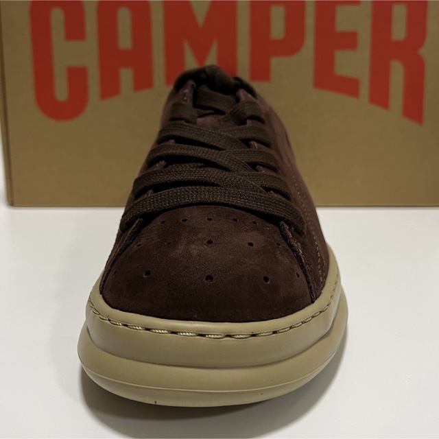 CAMPER(カンペール)の新品 Camper カンペール Runner レザースニーカー ブラウン メンズの靴/シューズ(スニーカー)の商品写真