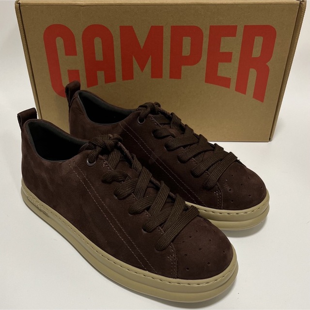 CAMPER(カンペール)の新品 Camper カンペール Runner レザースニーカー ブラウン メンズの靴/シューズ(スニーカー)の商品写真
