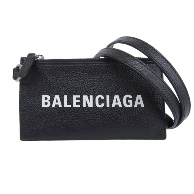 美品　BALENCIAGA バレンシアガ  ネックストラップ  カードコイン