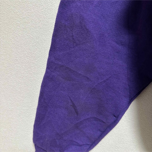 【メキシコ製】スウェット　トレーナー　Sサイズ　刺繍　ださかわ　女子　紫 8