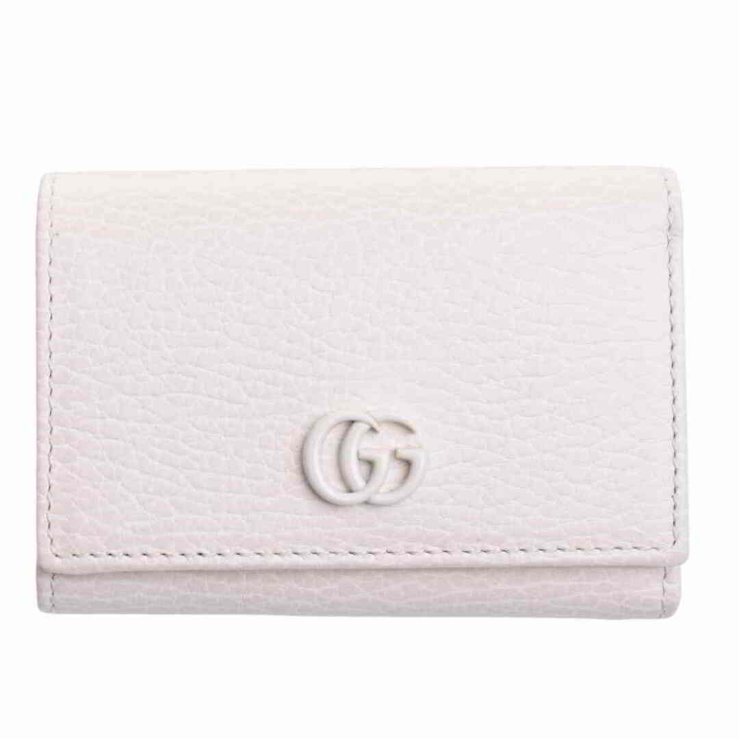 大きな割引 - Gucci 【中古】 by ホワイト コンパクト財布 三つ折り