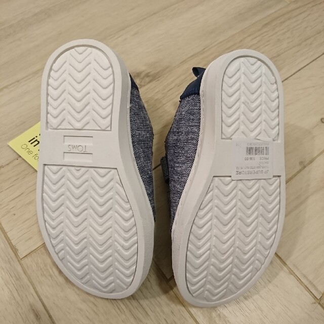 TOMS(トムズ)のトムス TOMS 10010732: レニー トドラー ネイビー スニーカー キッズ/ベビー/マタニティのベビー靴/シューズ(~14cm)(スニーカー)の商品写真