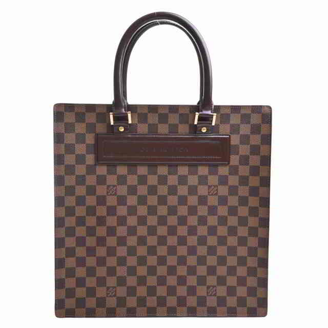 LOUIS VUITTON -  【中古】 LOUIS VUITTON ルイヴィトン ダミエ ヴェニスGM トートバッグ ブラウン PVC by
