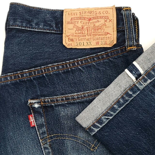 Leviバレンシア製555◆Levi's 501XX◆W33大きめビンテージ復刻 533