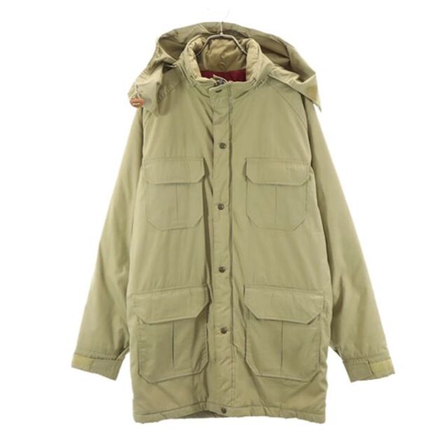 不明カラーウールリッチ 60s-70s  マウンテンパーカー ベージュ WOOLRICH ヴィンテージ ロング ジャケット メンズ 【200928】