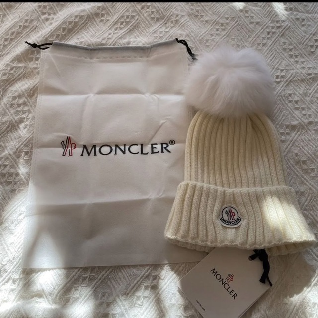 ニット帽/ビーニー MONCLER モンクレール ニット帽 ニットキャップ