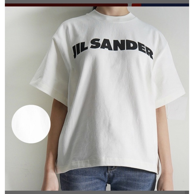 JIL SANDER ジルサンダー レディース ロゴTシャツ L