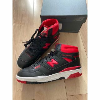 ニューバランス(New Balance)のNEW BALANCE ブラック＆レッド 650R スニーカー(スニーカー)