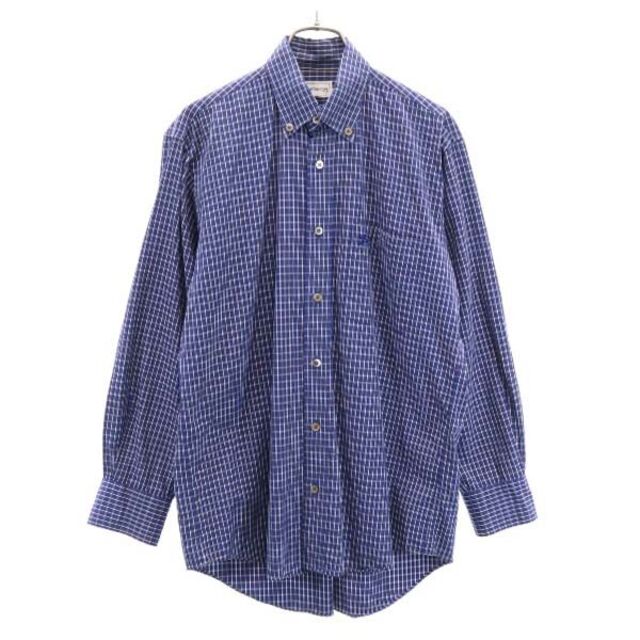 BURBERRY - 【中古】 バーバリー 80s 90s チェック柄 長袖 ボタン