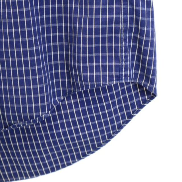 BURBERRY - 【中古】 バーバリー 80s 90s チェック柄 長袖 ボタン