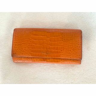 スマイソン(Smythson)の即日発送✨スマイソン SMYTHSON  長財布 二つ折り クロコ型押し レザー(財布)