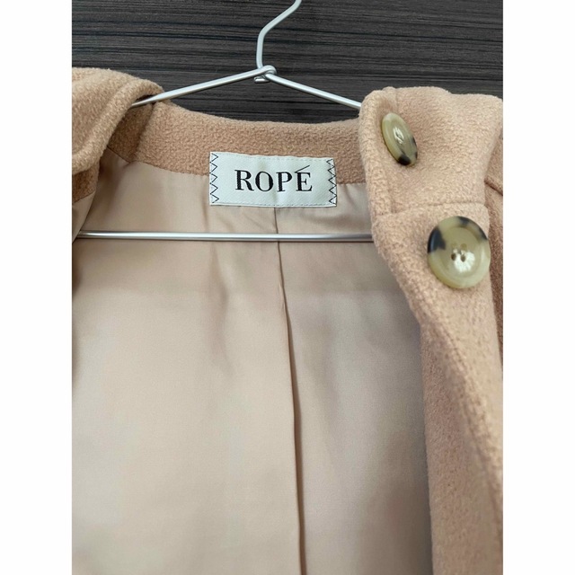 ROPE’(ロペ)のコート　ショート　ウール　キャメル　ROPE 38 レディースのジャケット/アウター(ピーコート)の商品写真