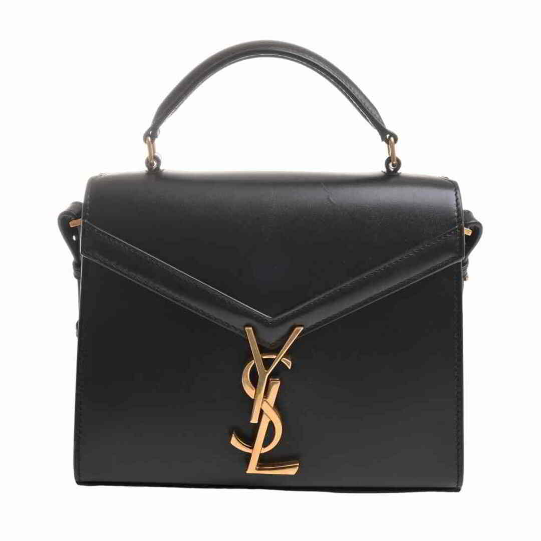 Saint Laurent -  【中古】 SAINT LAURENT サンローラン レザー カサンドラ 2WAY ショルダーバッグ ブラック by